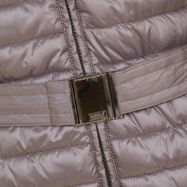 Womens Taupe Endo Baffle Quilted Jacket