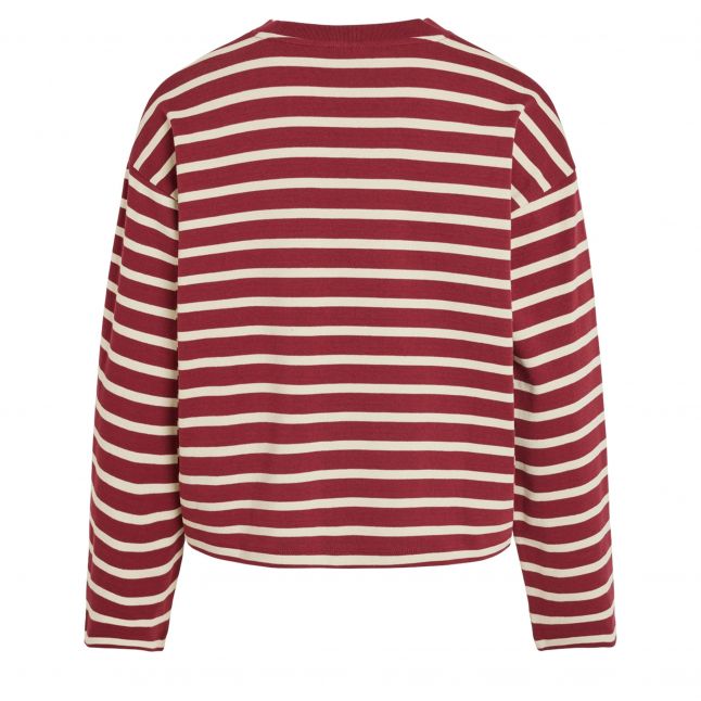 Womens Cabernet Vilibena Stripe L/s T Shirt