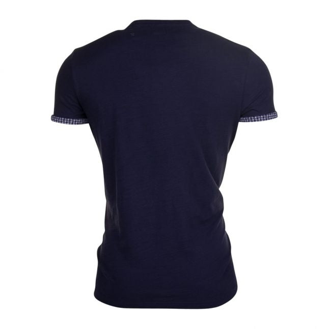 Mens Dark Blue Tile S/s Tee Shirt