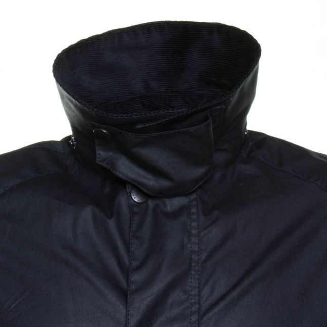 Lifestyle Mens Navy Ashby Waxed Jacket