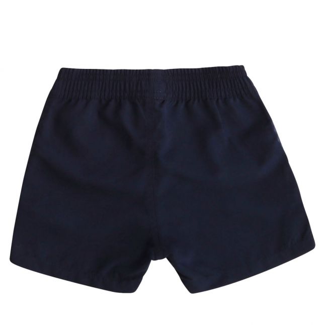 Toddler Navy Logo Leg Swim Shorts