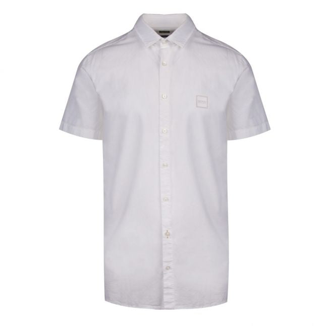 Casual Mens White Magneton_1 S/s Shirt