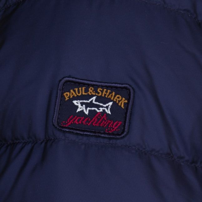 Paul & Shark Mens Navy Down Filled Puffer Jacket