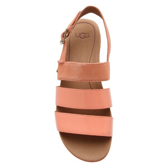 Womens Beverly Pink Braelynn Flatform Sandals