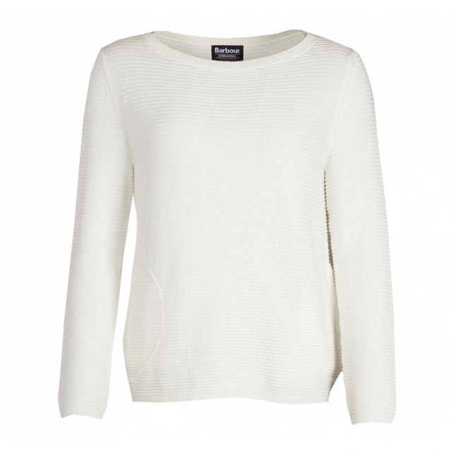 Womens Off White Aragan Knitted Jumper