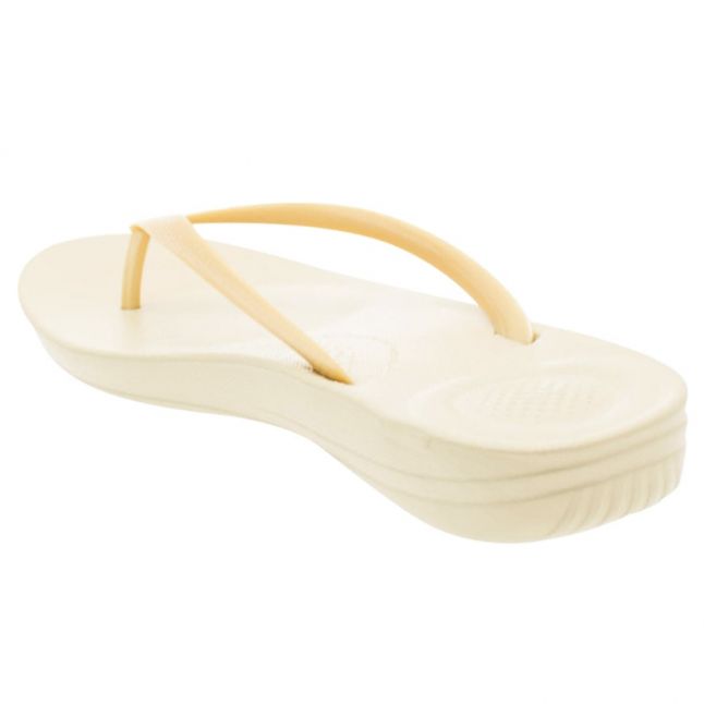 Fit Flop Womens Gold Iqushion Flip Flops