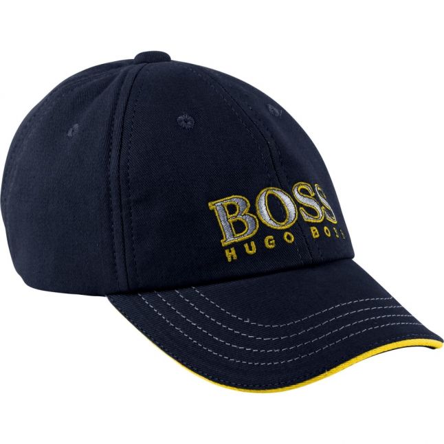 Boys Navy Branded Cap