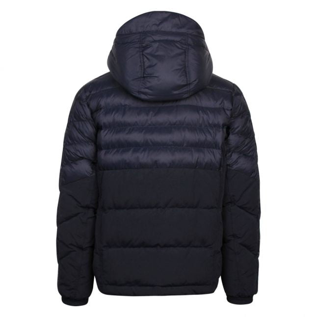 Casual Dark Blue Olooh Hooded Padded Jacket