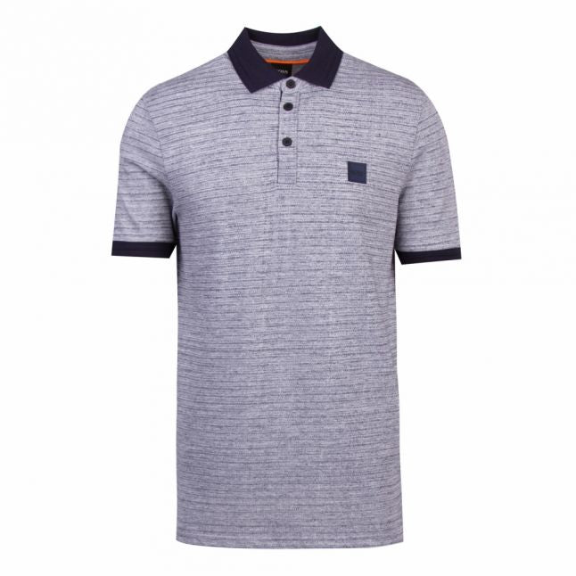 Casual Mens Dark Blue Pself S/s Polo Shirt