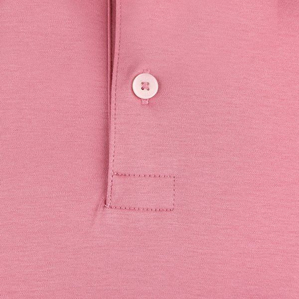 Mens Mid Pink Zeiter Slim Soft Touch S/s Polo