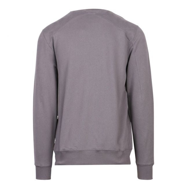 Mens Dark Slate Embossed Logo Sweat Top