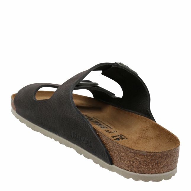 Mens Grey Arizona Nubuck Sandals