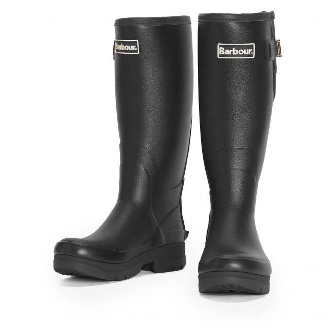 Mens Barbour Black Tempest Tall Welly