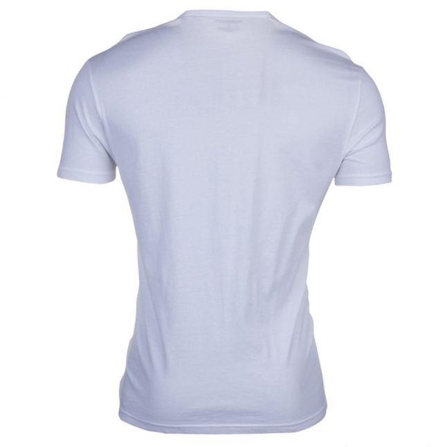 Mens Marine & White 2 Pack Reg Fit Tee Shirts