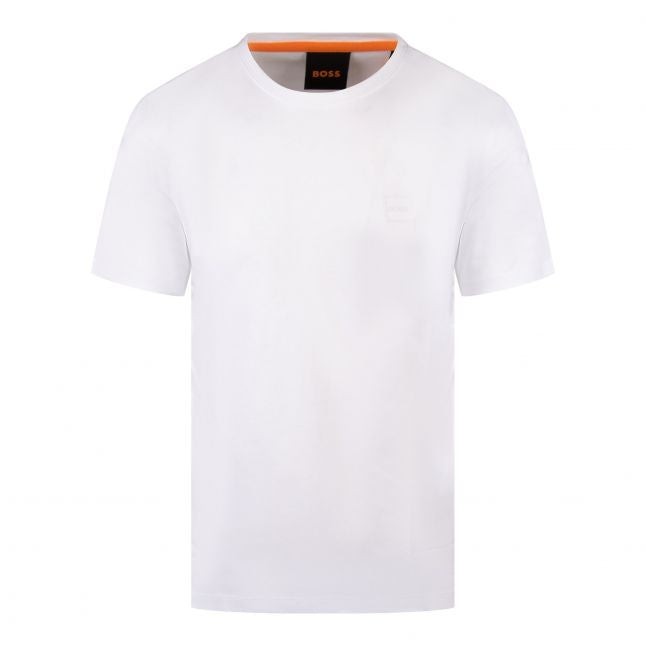 Mens BOSS White Tales S/s T Shirt