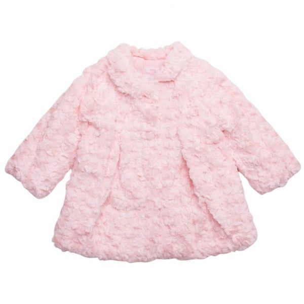 Baby Old Pink Rosette Coat