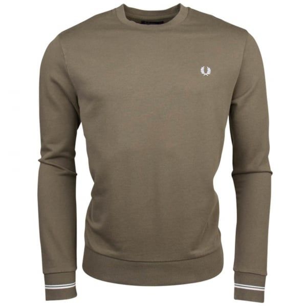 Mens Iris Leaf Crew Neck Sweat Top