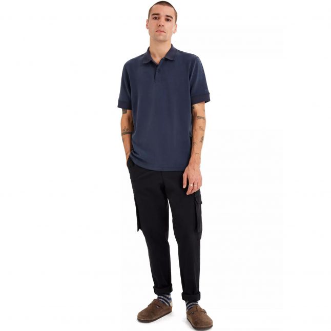 Mens Navy Roydon Soft S/s Polo