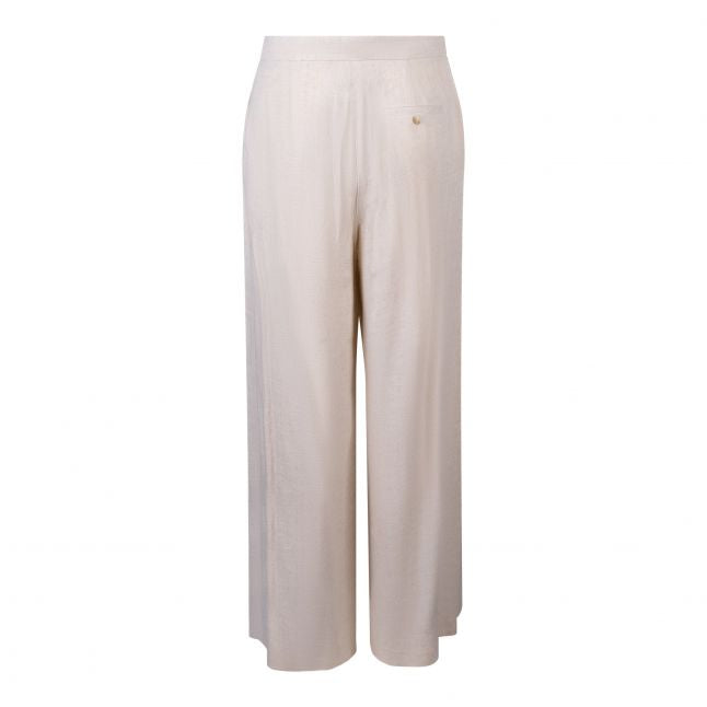 Womens Cream Mel Co-ord Trousers