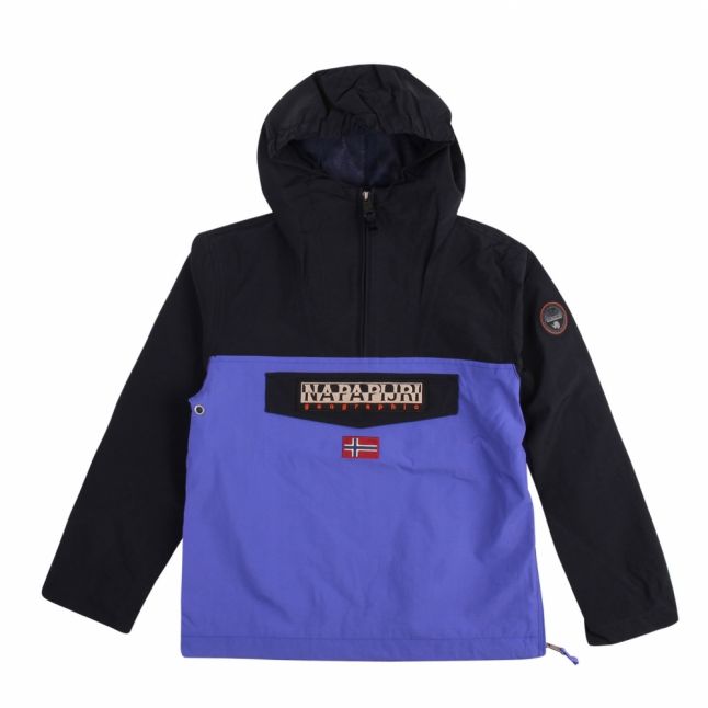 Kids Ultramarine Rainforest Colourblock Jacket