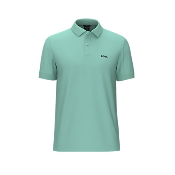 Mens Light Green Piro Reg Fit S/s Polo