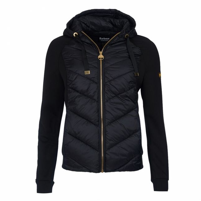 Womens Black Engelberg Overlayer Sweat Jacket