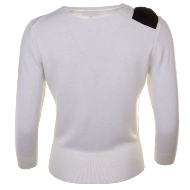 Womens Cream Callah Bow Detail Jumper