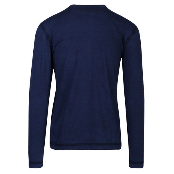 Mens Navy Tokkslong L/s Tee T Shirt