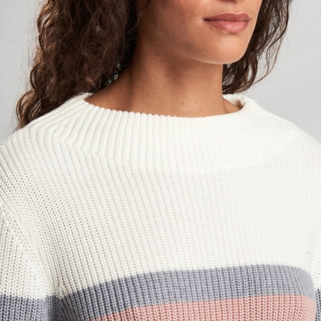 Womens Off White Strike Knitted Jumper