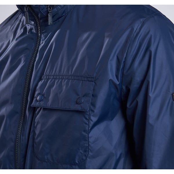 Mens Navy Scarp Casual Jacket