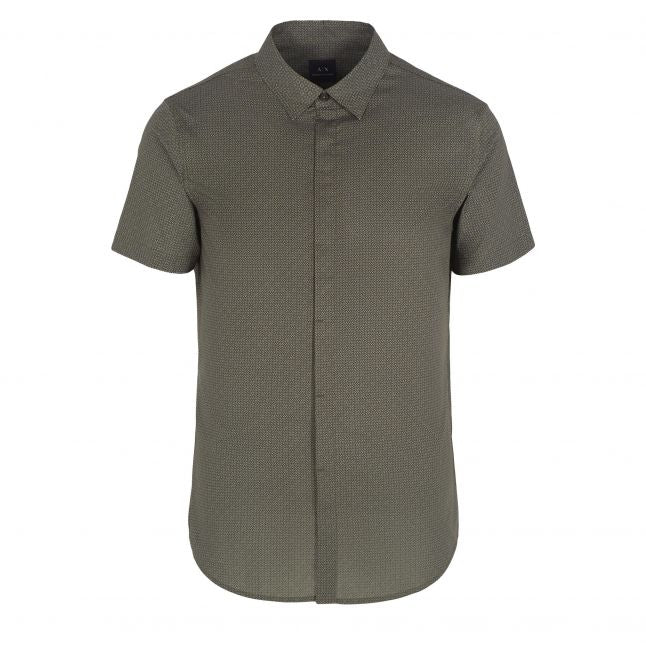 Mens Peat Geo Stretch S/s Shirt