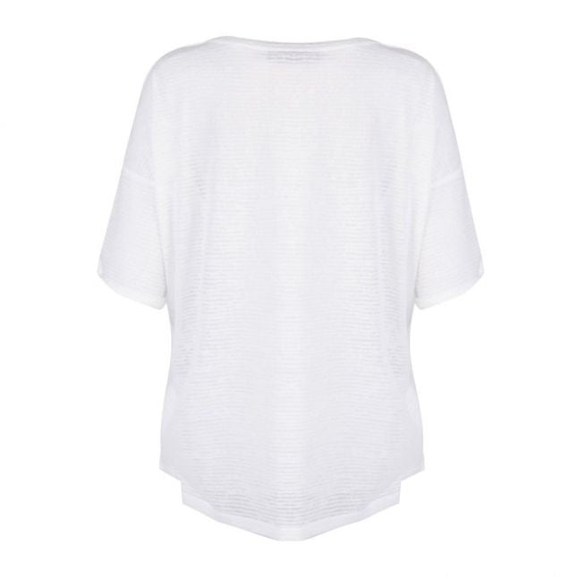 Womens Summer White Vlore Sheer Jersey S/s T Shirt