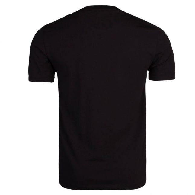 Mens Black Love & Peace Slim S/s T Shirt