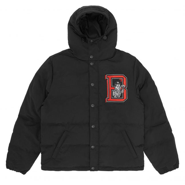 Mens Black Mascot Padded Jacket