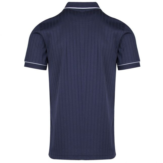 Athleisure Mens Navy Paule 8 Pinstripe S/s Polo Shirt