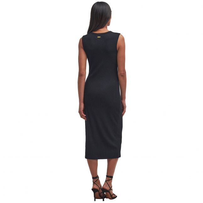 Womens	Black Jenny Cut Out Midi Dress