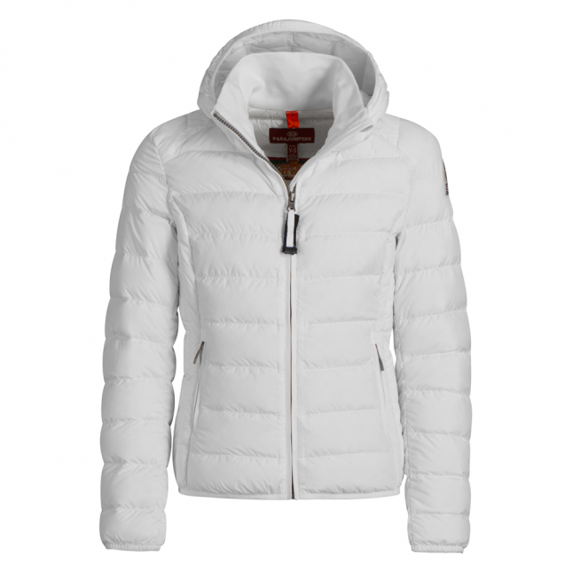 Girls Off White Juliet Padded Hooded Jacket