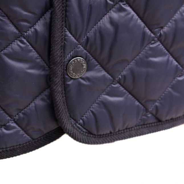 Heritage Womens Navy Quilted Border Jacket