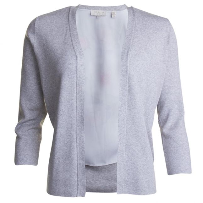 Womens Light Grey Rachela Chelsea Back Cardigan