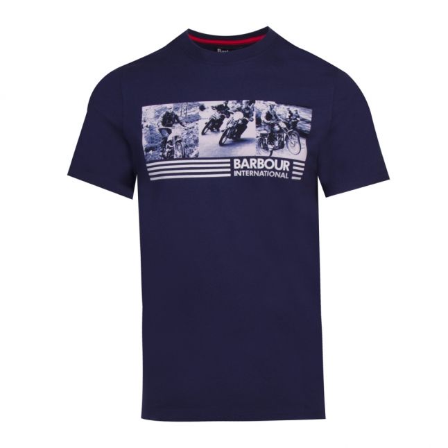 Mens Blue Comp S/s T Shirt