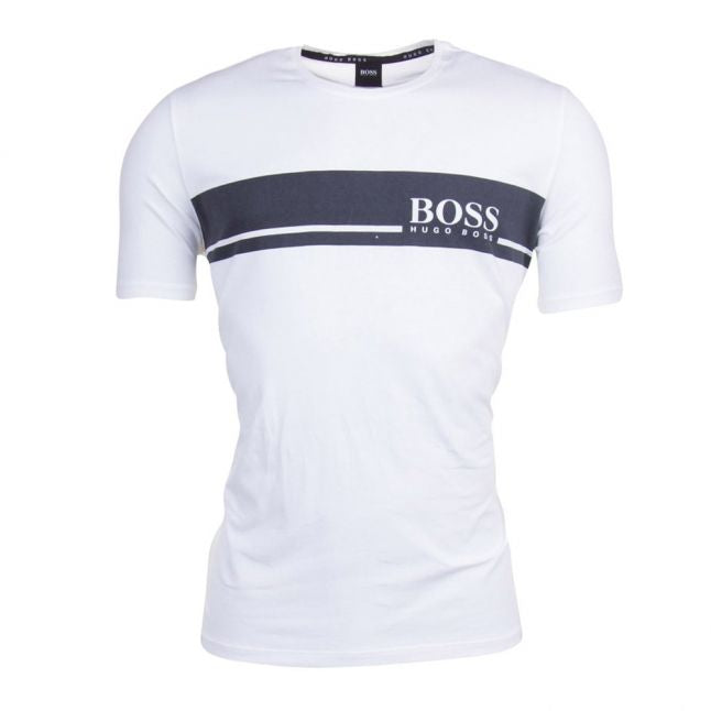 Mens White Logo Lounge S/s Tee Shirt