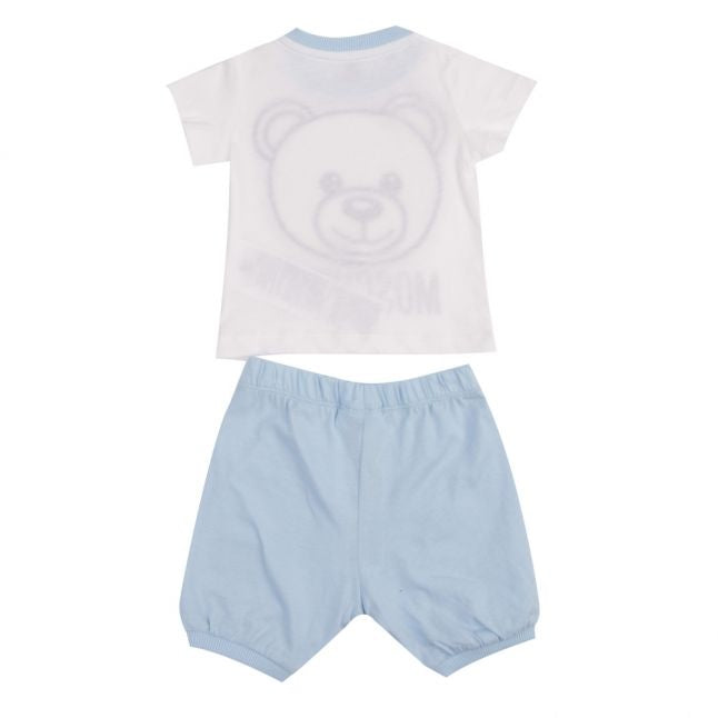 Baby Sky Blue Toy S/s T Shirt & Bottoms Set