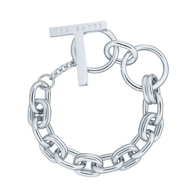 Womens Silver Teesara Tee Chain Bracelet