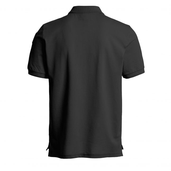 Mens Black Gangapuma S/s Polo