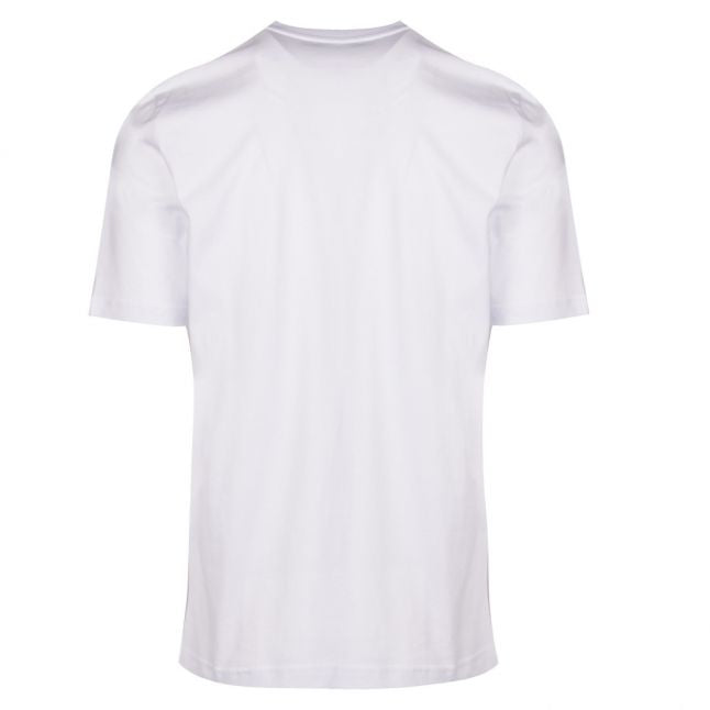 Mens Optical White Large Logo Regular Fit S/s T Shirt