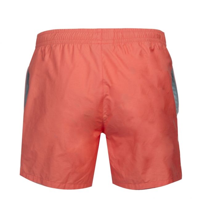 Mens Coral Branded Swim Shorts