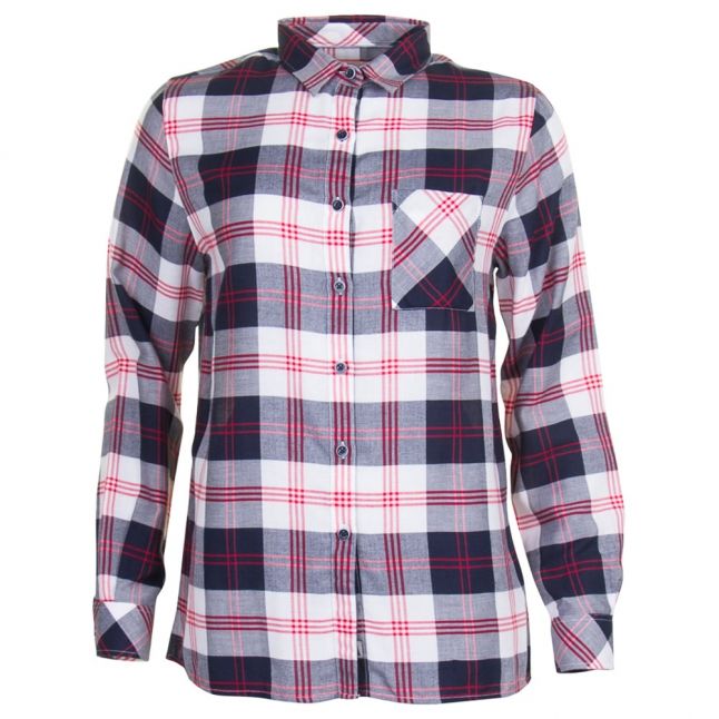 Lifestyle Womens Navy Dock Check L/s Shirt