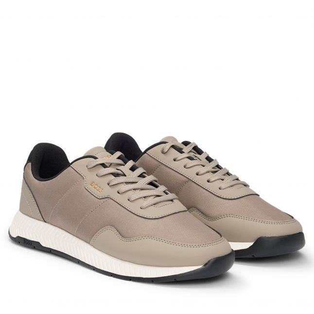 Mens Dark Beige Titanium Runn_nypu Trainers