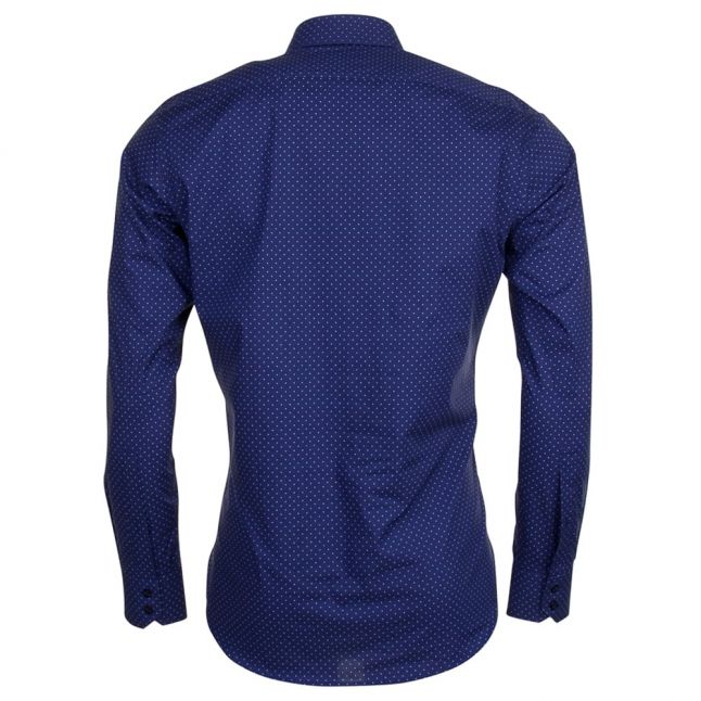 Mens Navy C-Enzo Regular Fit L/s Shirt