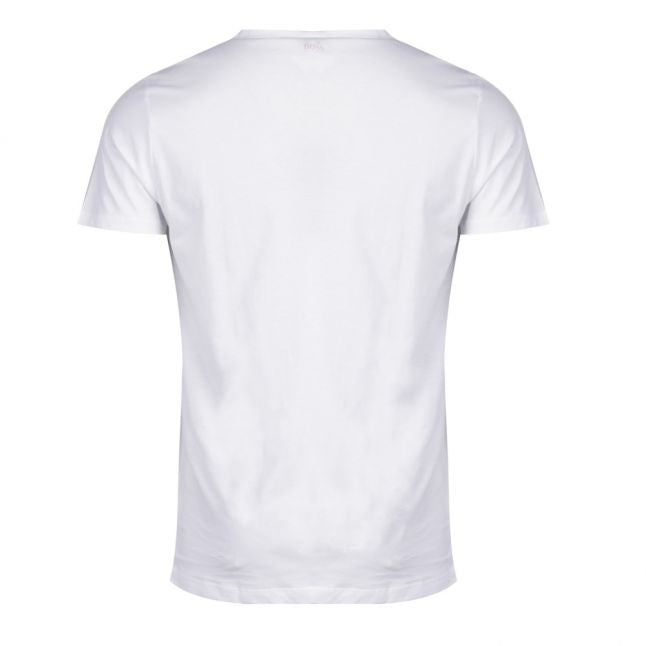 Casual Mens White Tauno 3 S/s T Shirt